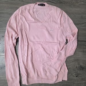 Michael Kors Men’s Light Pink V-Neck Sweater
